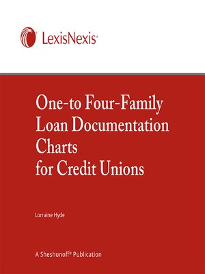 cover image of One-to-Four-Family Loan Documentation Charts for Credit Unions